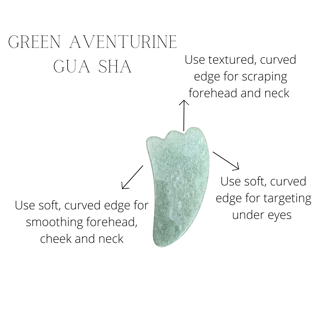 Gua Sha Green Aventurine Starter Kit